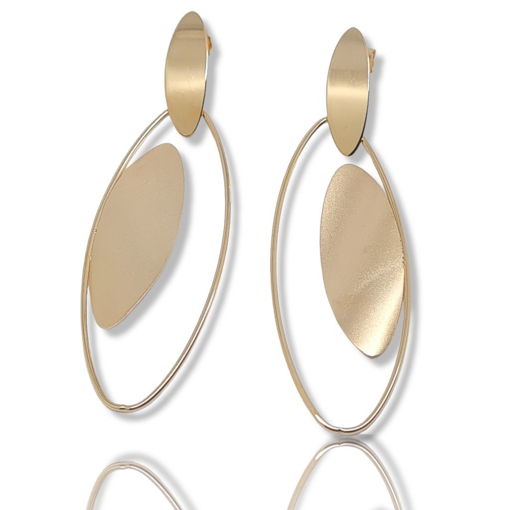Rose gold earrings 14k (code S237043)